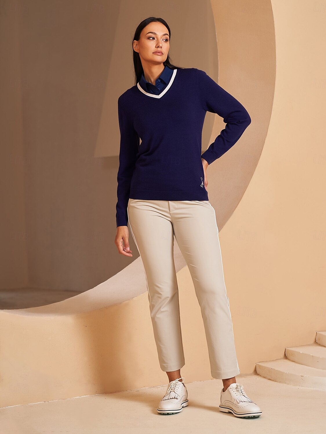 More Than Basic Merino Wool V Neck Sweater